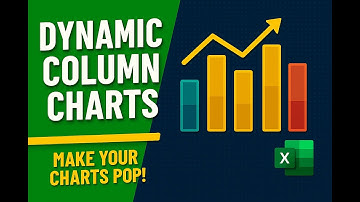 #31. 📊 Watch Your Columns Dance! Create Dynamic Column Charts in Excel #excel #excelchart