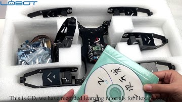 CR 6 Hexapod robot open box introduction