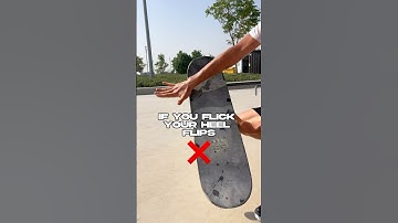 Did you know this about heelflips?🧐#skate #sk8 #skater #skatetips #howtoskate #heelflip #dubai #uae