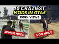 THESE 10 GTA 5 MODS WILL MAKE YOUR GAME CRAZY | TRY AT YOUR OWN *RISK*
