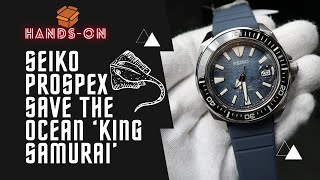 UNBOXING 2021 SEIKO PROSPEX SAVE THE OCEAN 'KING SAMURAI' SRPF79K1 - YouTube