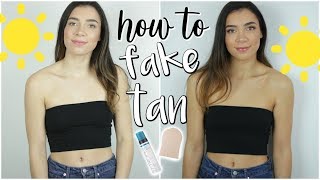 My Fake Tanning Routine!