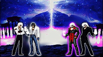 Nao The Pale Killer and Code Crashed Killer VS Devourer Element and Yagwick [KOF MUGEN]