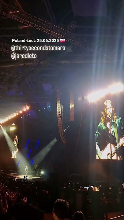 THIRTY SECONDS TO MARS Poland, Łódź 25.06.2025 #thirtysecondstomars #jaredleto