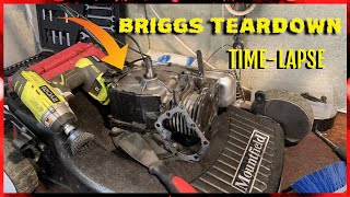 Briggs And Stratton 35 Classic Lawnmower EngineTeardown (Timelapse)