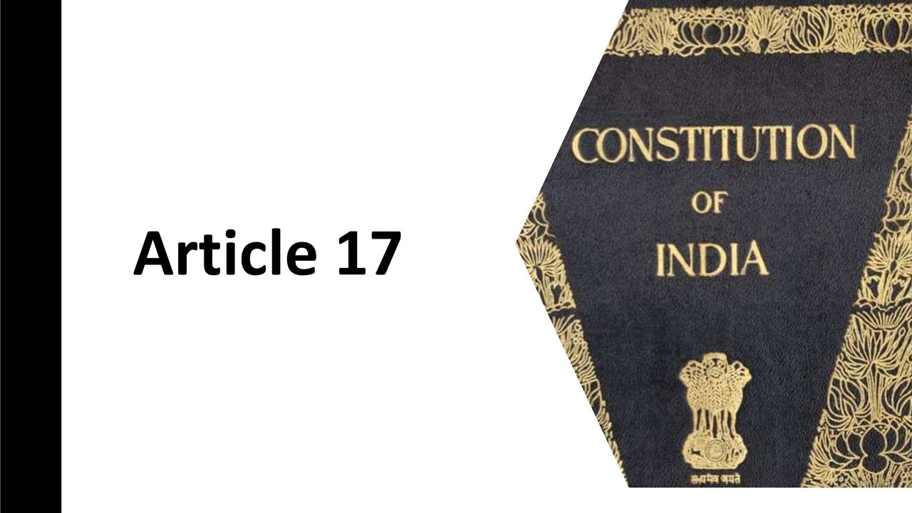 Article 17 | Abolition Of Untouchability | In Hindi | Proxy Gyan - YouTube