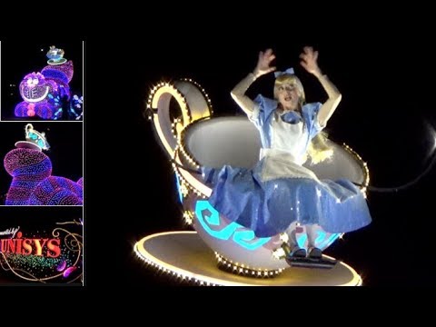 ºoº アリス新フロート Tdl エレクトリカルパレード ドリームライツ New Alice Float Electrical Parade Dream Lights Youtube