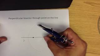 1-7 Perpendicular Bisectors in three ways