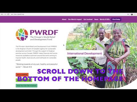PWRDF's Volunteer Portal