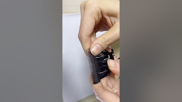 How to assemble the cutter head of WONER hair clipper