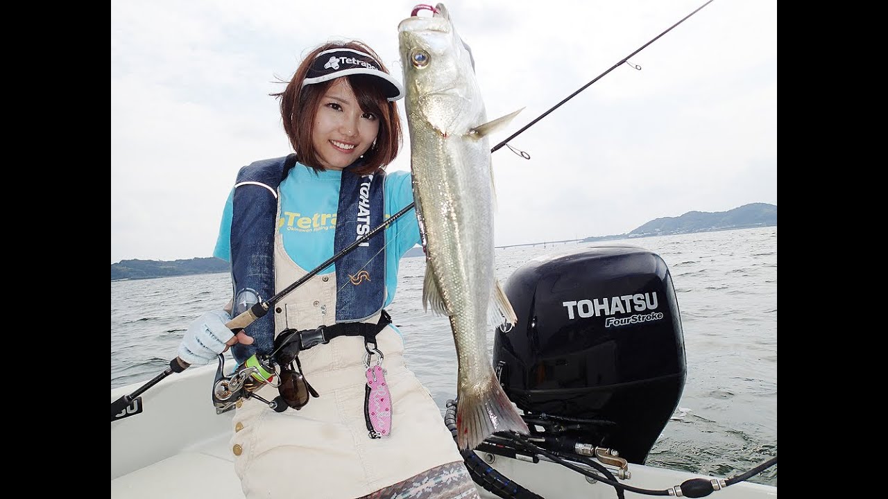 釣りガールりんか トーハツtfw 25r 浜名湖 14 Youtube