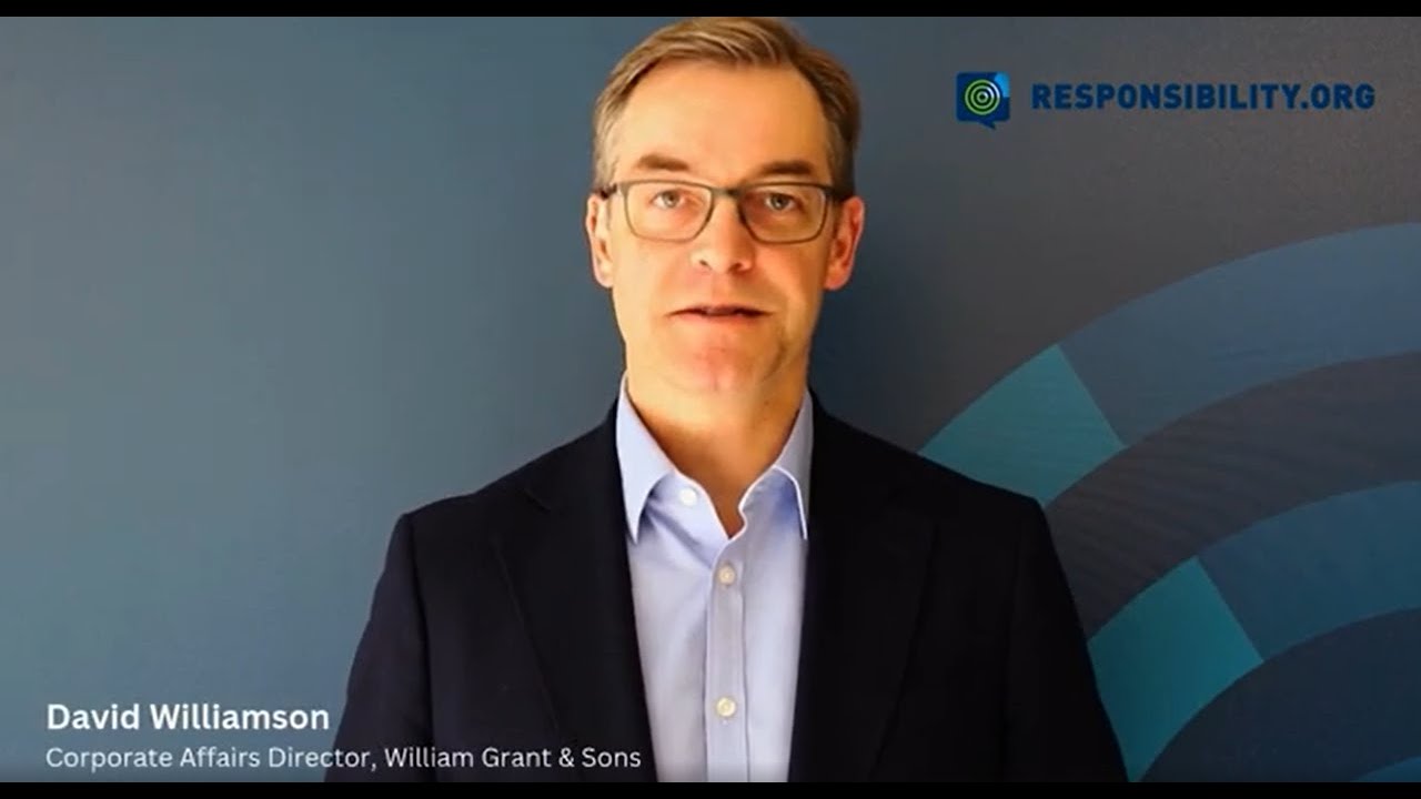 David R. Grant Responsibility #StartsWithMe: David Williamson, William Grant & Sons ...