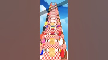 Pancake Run Gameplay Walkthrough All Levels Android İos Part 11 #shorts