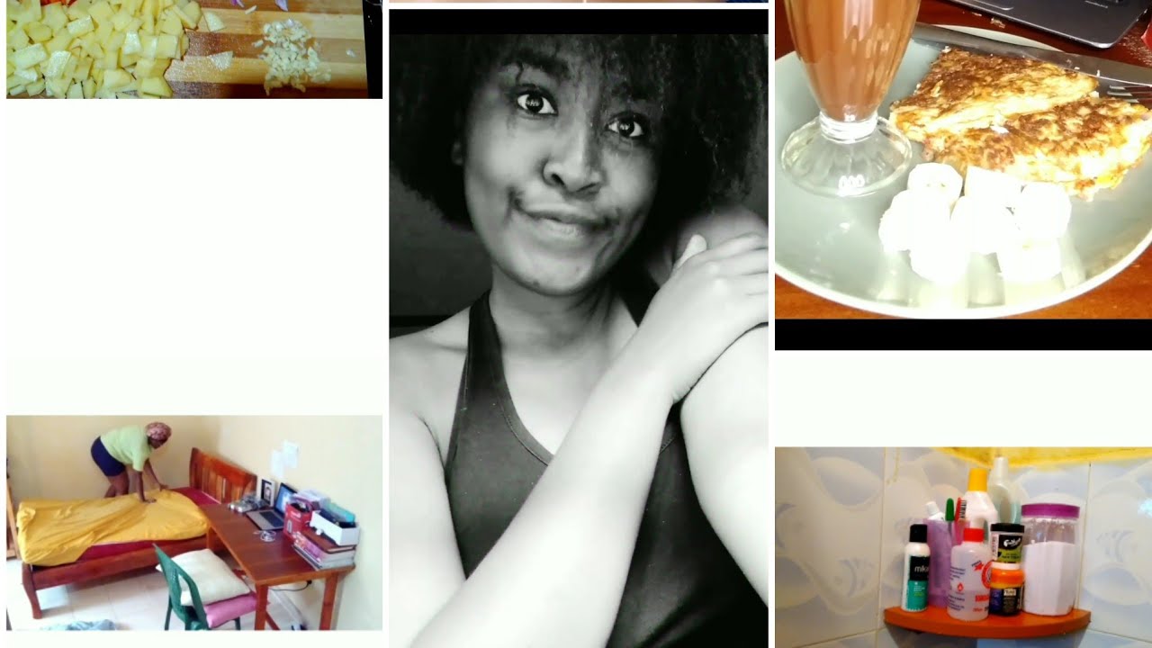 CLEANING MY SMALL BEDSITTER//MAKE A SPANISH OMELETTE..