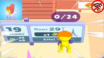 🏢GROW TOWER BLOCK ISLAND🏗 GAMES [BUILD TOWER GAMES ANDROID] GAMEPLAY WALKTROUGH #2