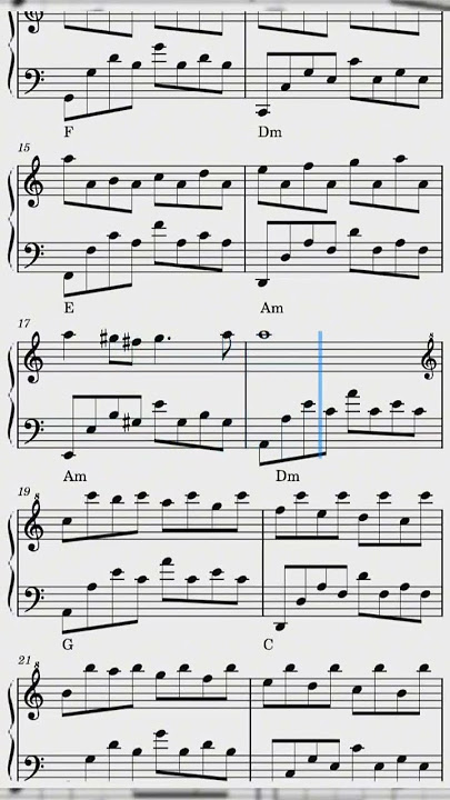 Passacaglia - Handel/Halvorsen sheet #piano #music #musicsheet #musica #notasmusicales #partitura