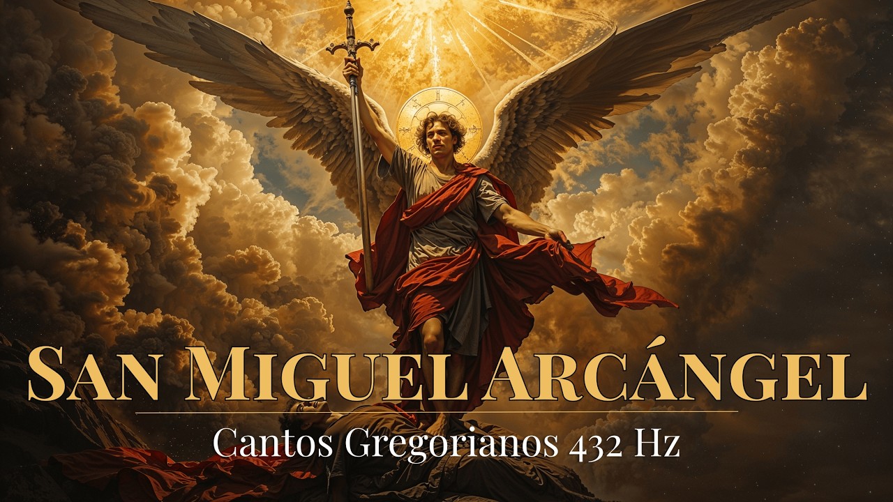 Cantos Gregorianos 432 Hz a San Miguel Arcángel | Protección, Luz y Gloria (1 Hora de Paz y Oración)