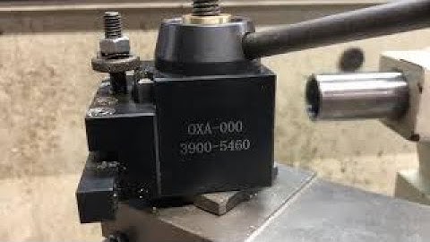 Grizzly Metal Lathe -  G0768 Tool Post Modification