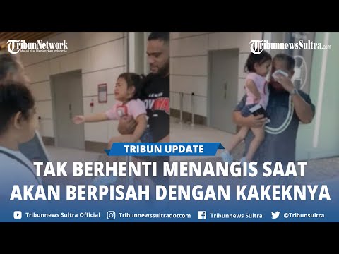 Viral! Momen Perpisahan Kakek Dan Cucu, Begitu Dramatis Sampai Bikin Netizen Nangis