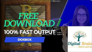 How to install Qbasic on windows 8/8.1/10/11  | Fast output 100% | No coding to open qbasic.