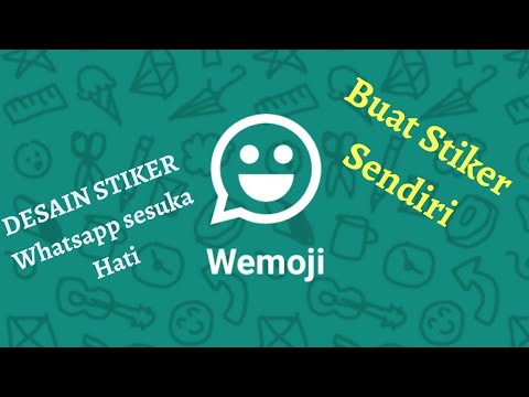 CARA MEMBUAT STIKER  WHATSAPP  SENDIRI YouTube