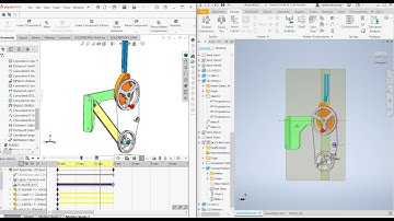 Motion on Belt Chain: SW vs Inventor