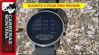 SUUNTO 9 PEAK PRO REVIEW: Desde Finlandia al 100%, Con 40h batería tope gps y chip Sony pentabanda.