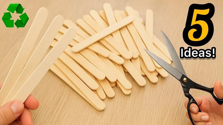 5 Creative DIY Projects with Ice Cream Sticks✨| Popsicle Sticks Magic for Home Decor