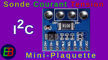 EB_#613 Mini-Plaquette - Sonde de Courant & Tension INA226