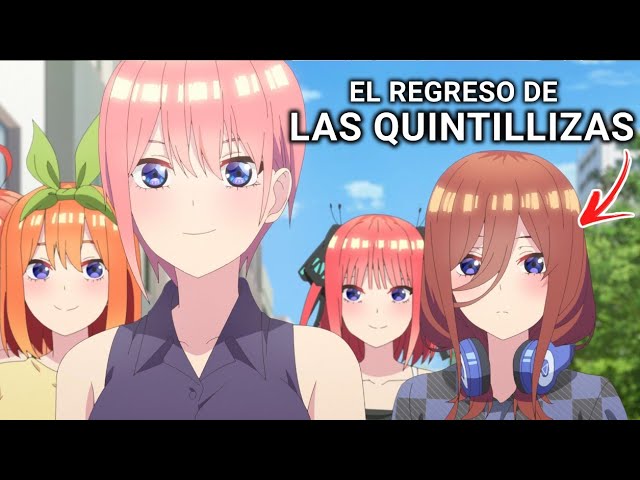 YA DISPONIBLE! DONDE VER La TEMPORADA 3 de Gotoubun no Hanayome!!  ¿Próximamente en cines? 