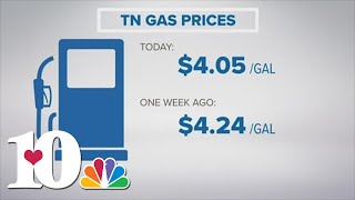 Gas prices decline in East Tennessee