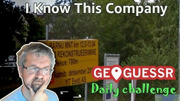 Geoguessr Daily Challenge - No Move June Challenge - I Know This Company