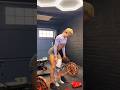 FBB Muscle Girl deadlift with her son