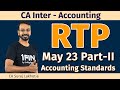 CA Inter I Accounting I RTP May 23 I CA Suraj Lakhotia