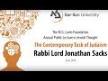 The Contemporary Task of Judaism - Rabbi Lord Jonathan Sacks (with greetings)