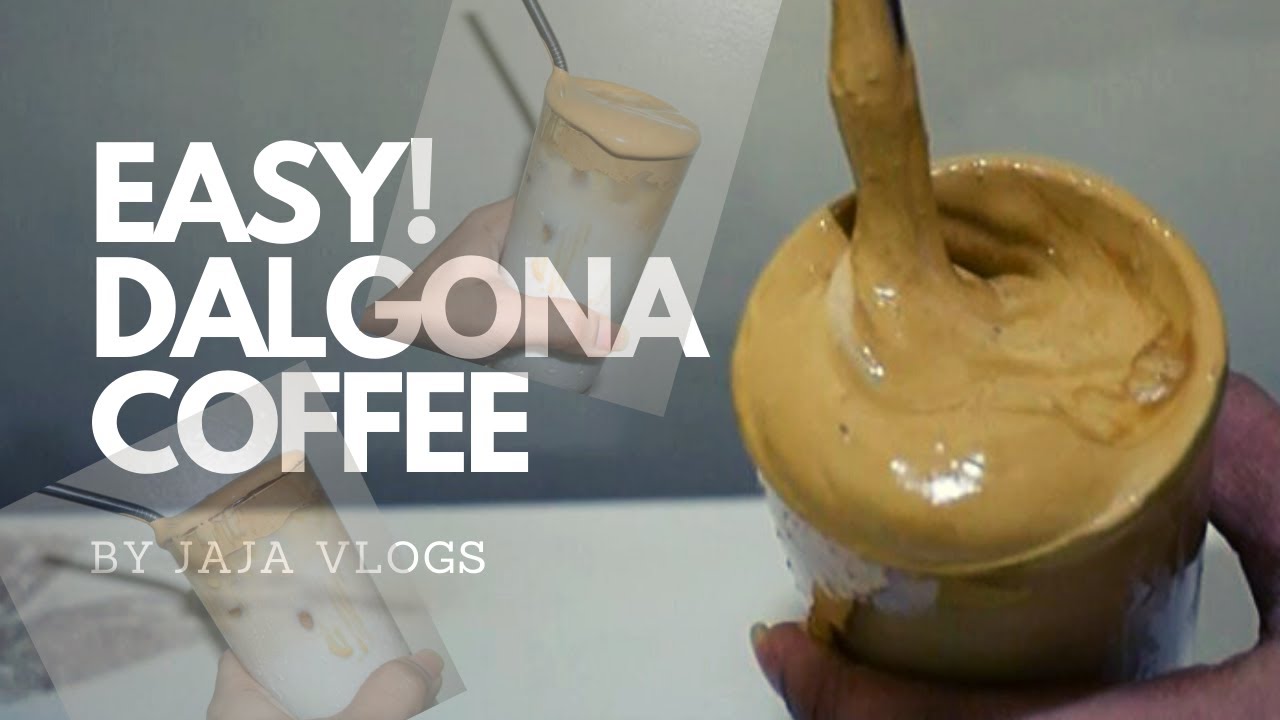EASY DALGONA COFFEE (WITHOUT MIXER & WIRE WHISK) YouTube