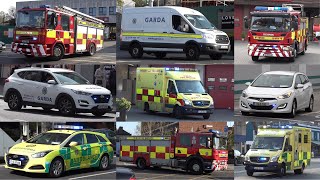 HEAVY RESCUE TRUCKS + Police Cars, Fire Trucks and Ambulances in Dublin