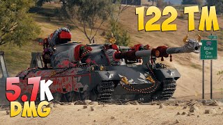 122 TM - 4 Kills 5.7K DMG - Rude! - World Of Tanks