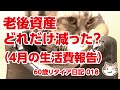 老後資産、どれだけ減った？（4月の生活費報告）【60歳リタイア日記018】