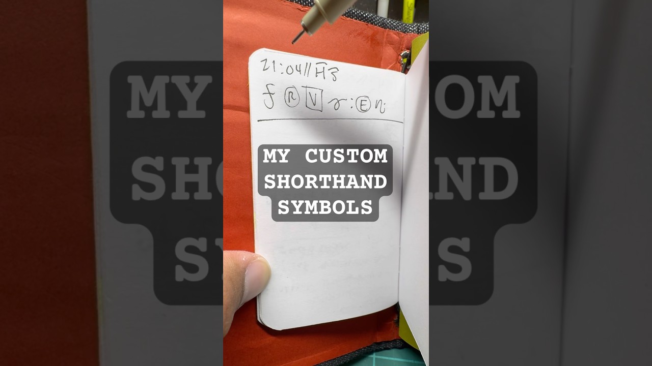 Создайте свои собственные символы стенографии для более быстрого письма 