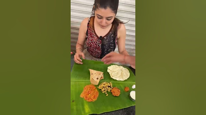 South Indian lunch with traditions to their food to a North Indian me