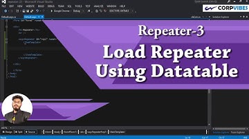 Load Asp.net Repeater Control with DataTable | Asp.net C# Tutorial (हिन्दी)