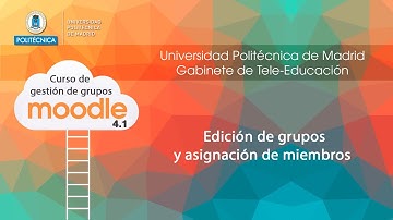 Edición de grupos y asignación de miembros