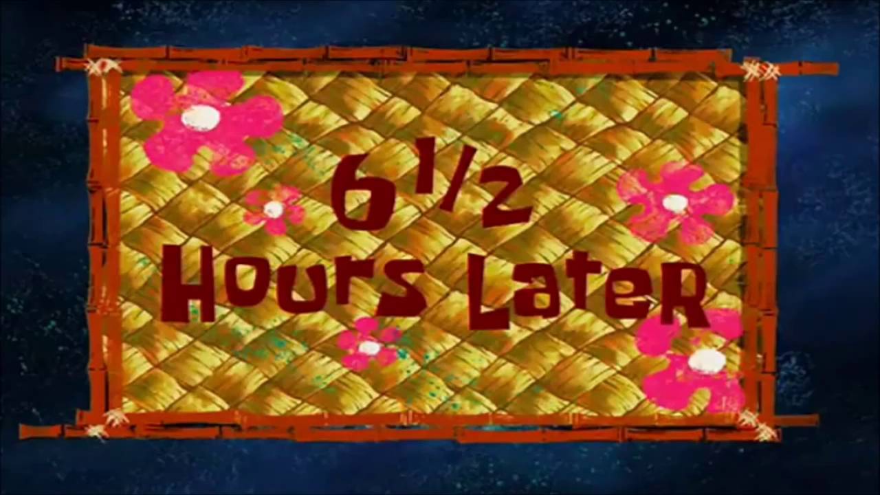 spongebob time card YouTube
