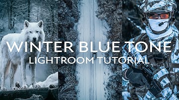 Winter BLUE Lightroom Edit (Free Preset Walkthrough)