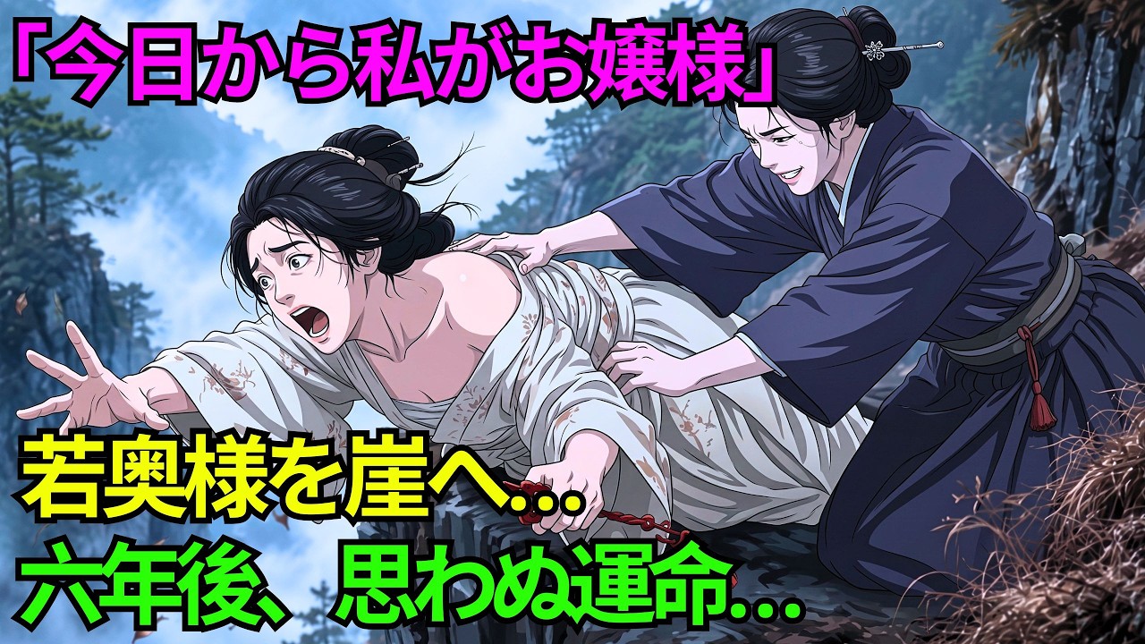 「お嬢様、あの座はこれからは私がいただきまする」――その声と共に、私は幼い頃から姉妹のように信じていた女中に、谷底へと背中を突き落とされた。盗人の濡れ衣を着せられ、死んだものとして記録から消された私は、六年後の春、夫の還暦の宴の庭に、反藩の奉行の御内儀となって現れた。あの日、私の帯飾りは真っ二つに裂け、片方を握りしめて落ちた私は、山の中で名も記憶も失いながらも生きていた。私を殺した女が、今や...