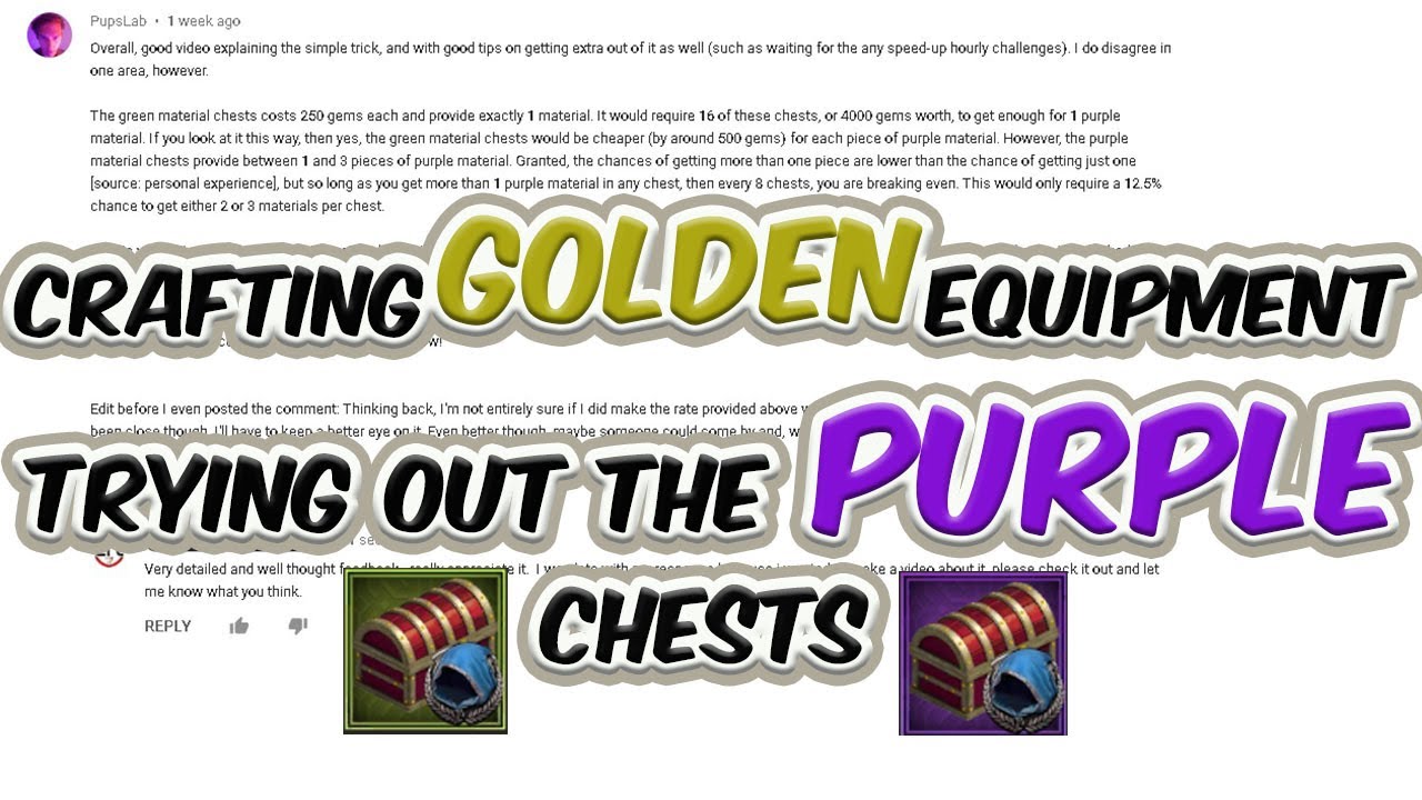 Crafting GOLD Equipment (NEW Best Method for Materials? )  - RISE OF EMPIRES