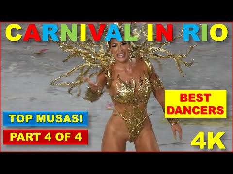 Best 50 Dancers CARNIVAL in RIO Brazil 2023 - TOP MUSAS Samba Carnaval Brasil - Part 4 of 4 (4K)