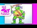 Как нарисовать Черепашку Ниндзя Донателло / How to draw a Turtle Ninja Donatello