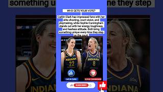 🏀 WHO GETS YOUR VOTE 👇Caitlin Clark vs Sophia Cunningham